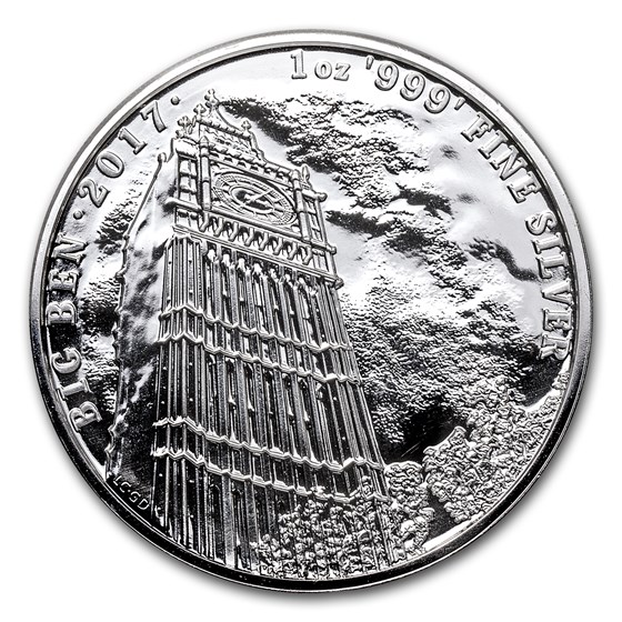 2017 Great Britain 1 oz Silver Landmarks of Britain (Big Ben) 2017 Great Britain 1 oz Silver Landmarks of Britain (Big Ben)